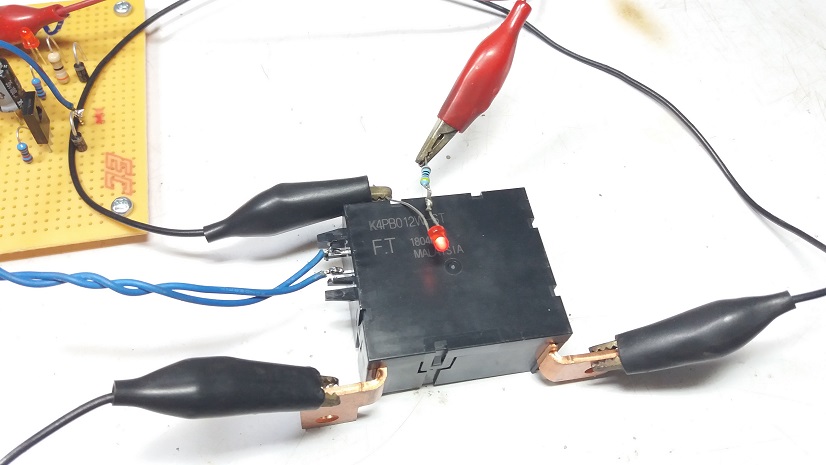 Preliminary Experiment Drive Latching Relay
