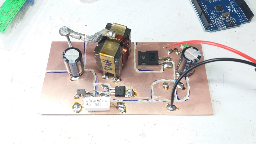 Arduino Based DC/DC Boost Converter by Reuse Inductor