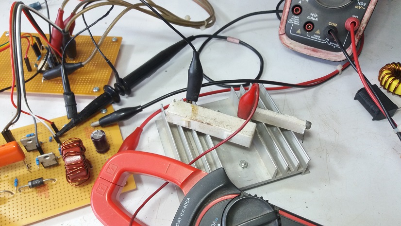Experimental DC-DC Boost Converter using Flying Capacitor Topology