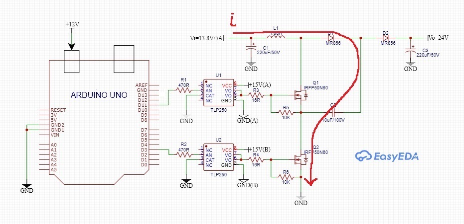 Experimental DC-DC Boost Converter using Flying Capacitor Topology