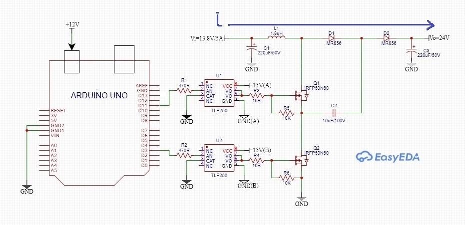 Experimental DC-DC Boost Converter using Flying Capacitor Topology