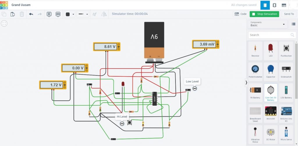 Water Level Control for Pump Motor Using Op-amp LM339