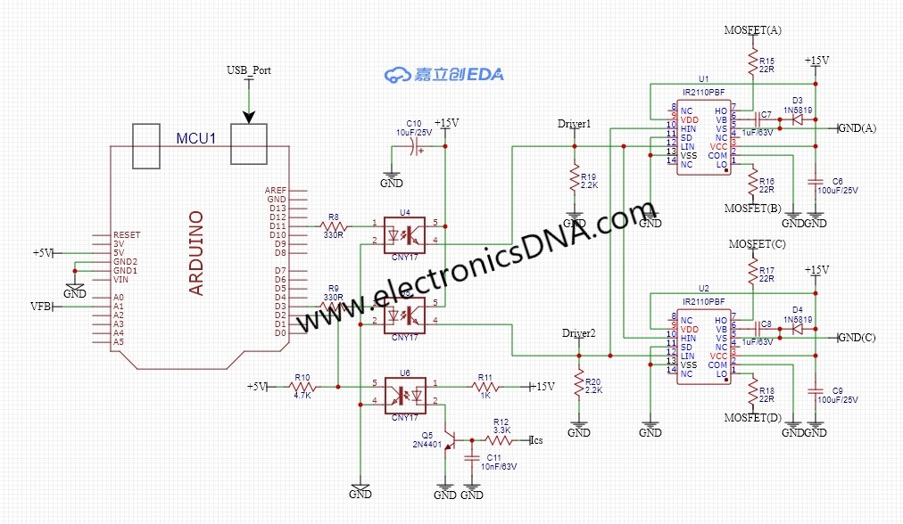 Arduino based Full-Bridge Converter Topology with Switching Mode Power supply