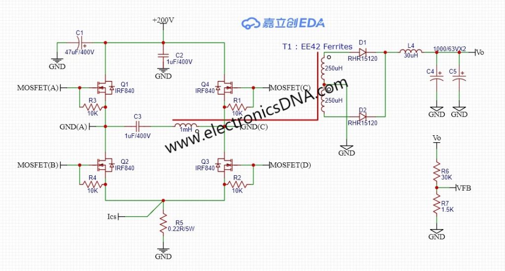 Arduino based Full-Bridge Converter Topology with Switching Mode Power supply