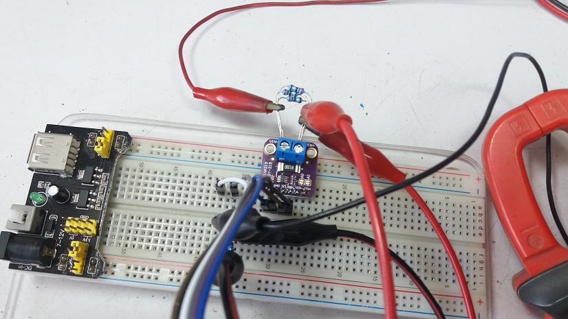 Arduino Control INA219 I2C interface DC Current and Voltage Sensor Module