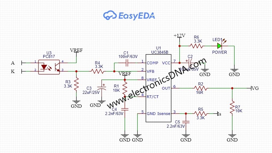 Single Switch Forward Converter Switching Mode Power Supply 