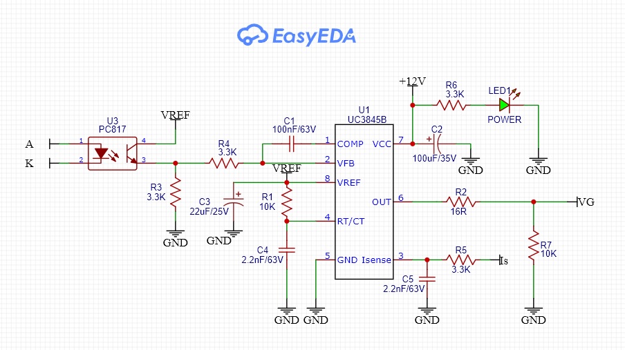 Single Switch Forward Converter Switching Mode Power Supply