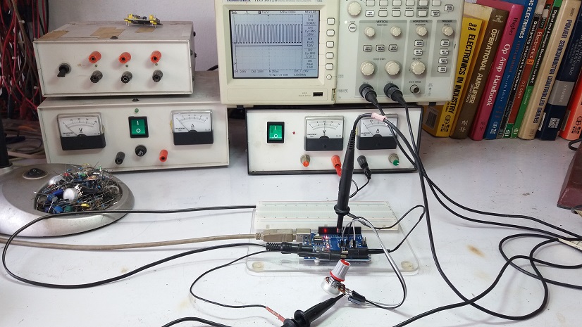 Voltage-to-Frequency Converter based on Arduino UNO