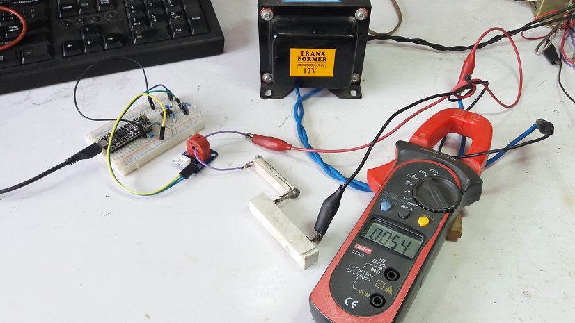 Arduino Current Transformer for TA12-100 AC Current Sensor
