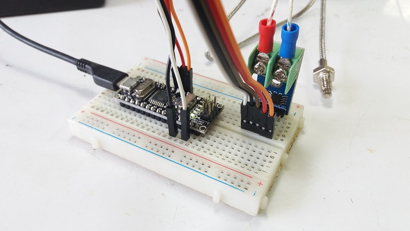 Arduino Control MAX6675 Module K-Type Thermocouple