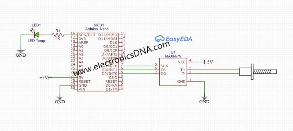 Arduino Control MAX6675 Module K-Type Thermocouple