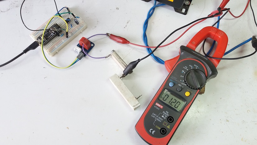 Arduino Current Transformer for TA12-100 AC Current Sensor