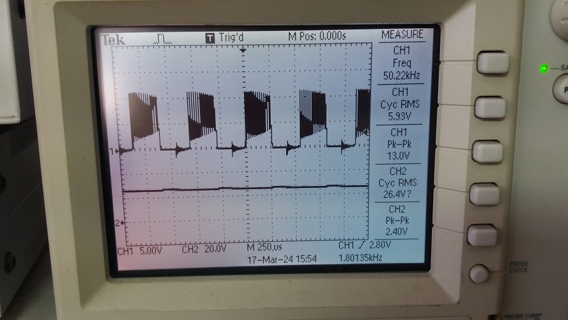 Prototype DC-DC Boost converter Control by using LM2575T-5.0 P+