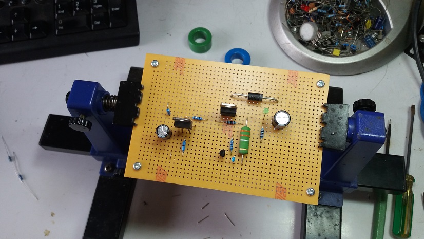 Prototype DC-DC Boost converter Control by using LM2575T-5.0 P+