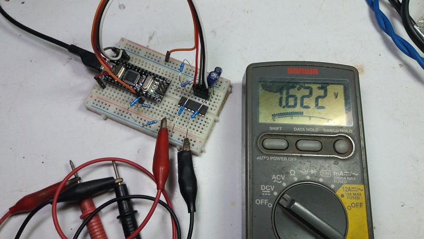 MCP3208 ADC Converter 12-Bit SPI with Arduino NANO