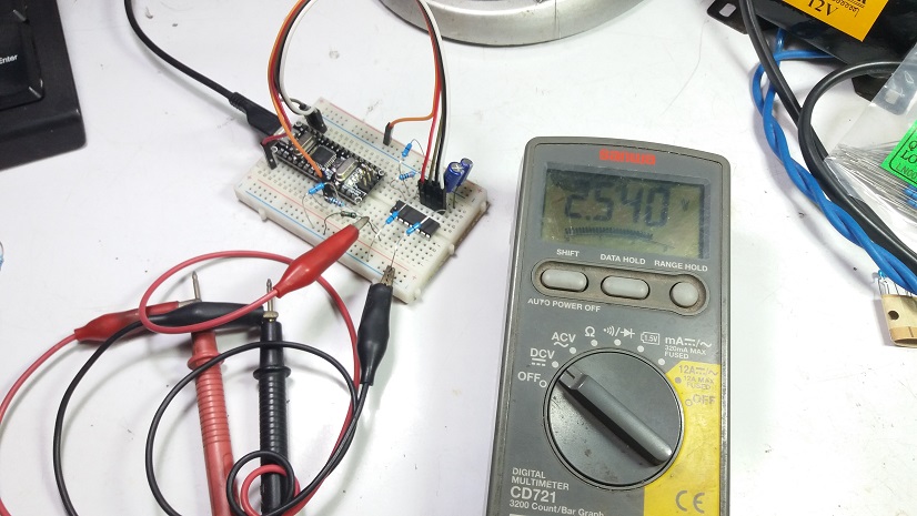 MCP3208 ADC Converter 12-Bit SPI with Arduino NANO