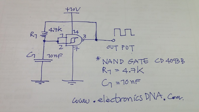 Simple and Low Cost PWM Signal Generator by Using CD4093B