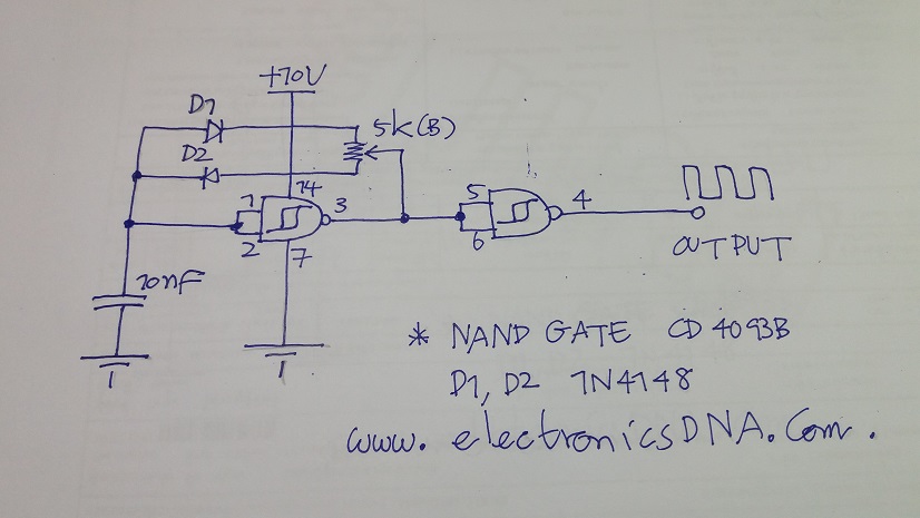 Simple and Low Cost PWM Signal Generator by Using CD4093B