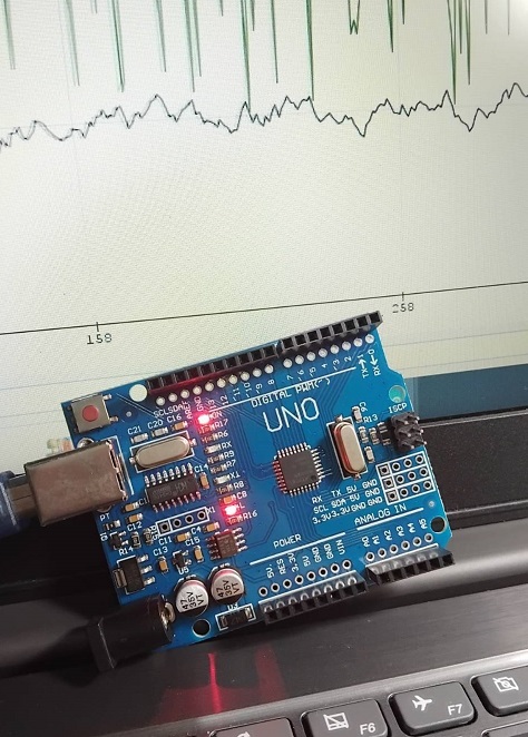 Simple Digital Band-Pass Filter by using Arduino UNO
