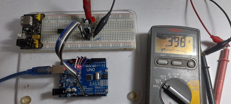 MCP41010 Digital Potentiometer with Arduino UNO