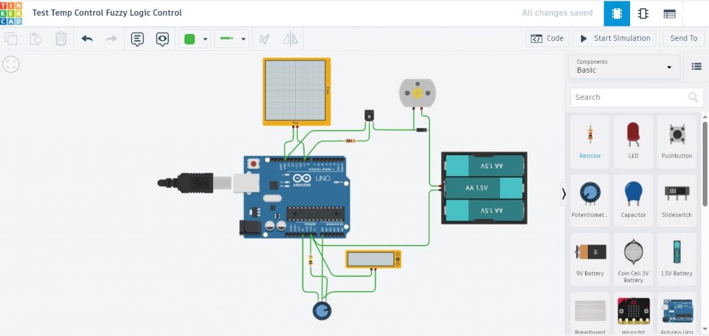 Simple Temperature Control by using Fuzzy Logic Control Based on Arduino
