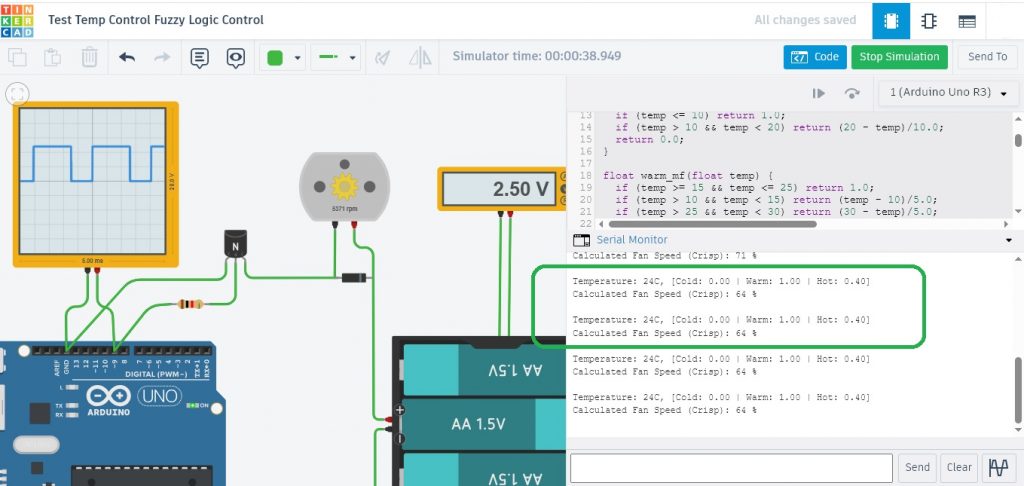 Simple Temperature Control by using Fuzzy Logic Control Based on Arduino
