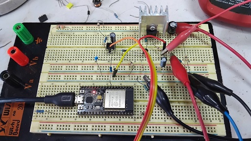 Prototype ESP32 DAC Control DC Power Supply 0-20V/1A