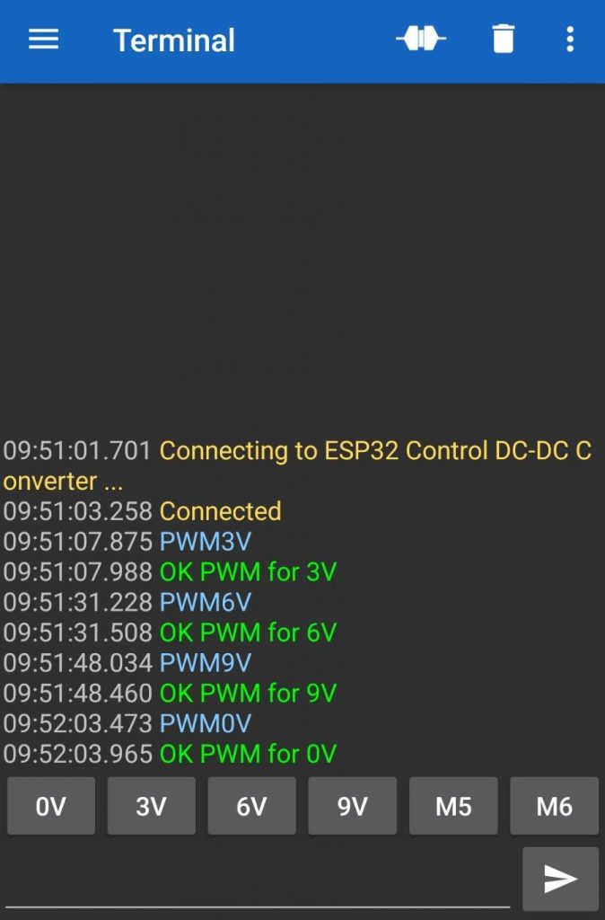 Wireless Control DC-DC Buck Converter Based on NodeMCU ESP32