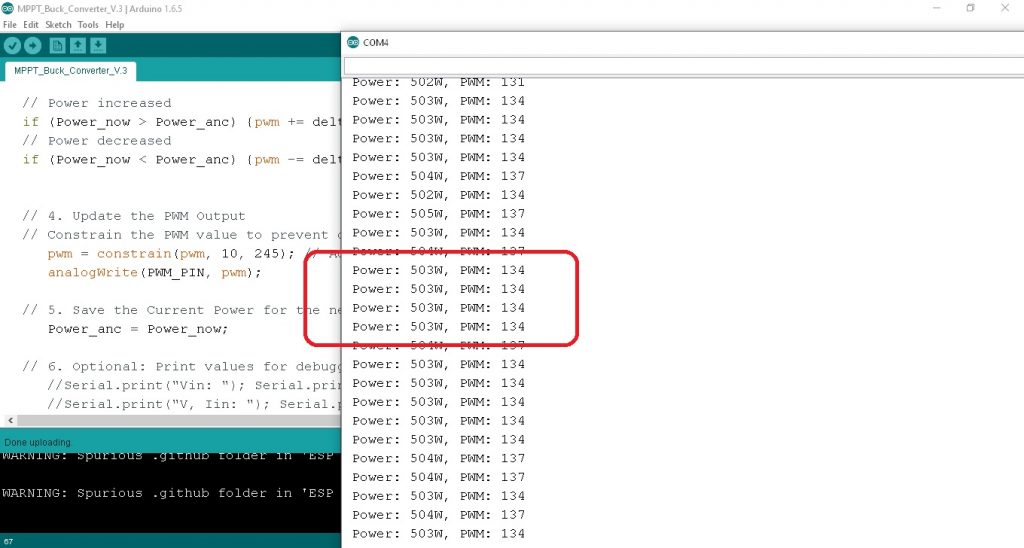 Simple MPPT DC-DC Boost Converter with Arduino MEGA1280