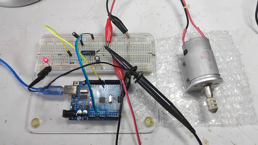 Mini Half-bridge Power State Drive for DC motor