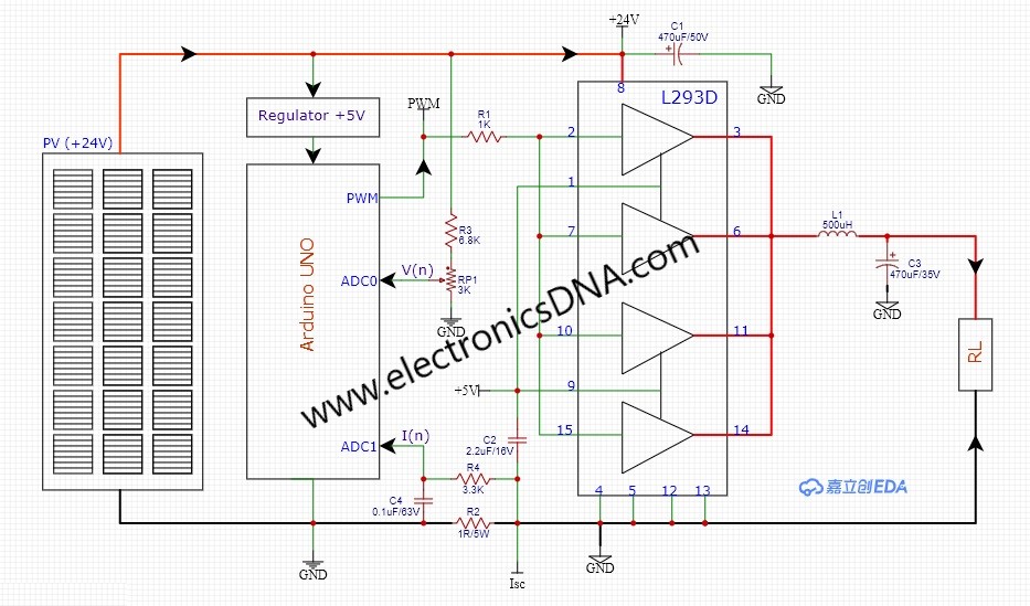 Simple MPPT DC-DC Buck Converter with Arduino UNO [LEP]