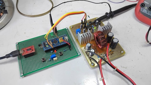 PFM Mode DC/DC Synchronous Buck Converter Using STM32F103C8T6