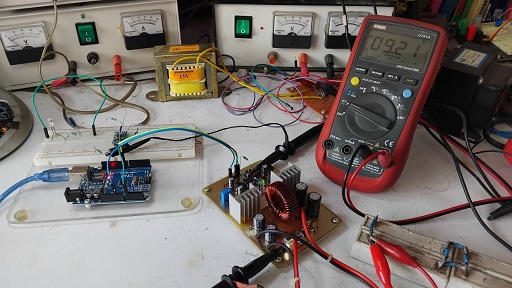 PFM Mode DC-DC Synchronous Buck Converter Using Arduino UNO