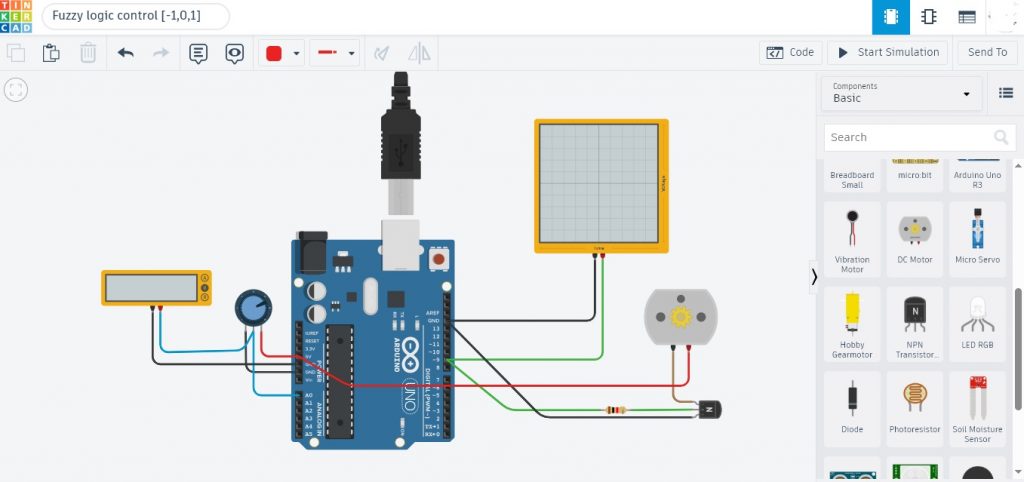 การเรียนรู้การควบคุมแบบฟัซซีลอจิก (Fuzzy Logic Control) โดยใช้บอร์ด Arduino UNO และที่สามารถกำหนดค่าความเร็วมอเตอร์ (Setpoint) ได้ตามที่ต้องการ