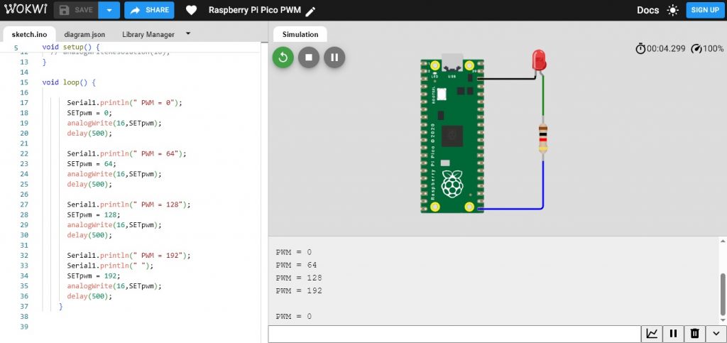 Raspberry Pi Pico Microcontroller and Arduino IDE
